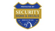 Security Signs & Decals