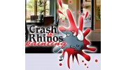 Crash Of Rhinos Painting