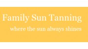 Family Sun Tanning