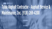 Tulsa Asphalt Contractor