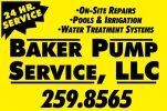 Baker Pump Service