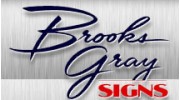 Brooks Gray Sign