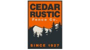 Cedar Rustic Fence