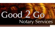Good 2 Go Moble Notary Services