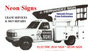 J Hernandez Signs Neons