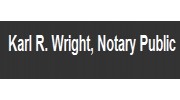 Wright, Karl - Karl R Wright, Notary Public