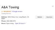 A & A Towing
