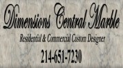 Dimensions Central Marble
