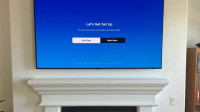 TV mounting above the fireplace