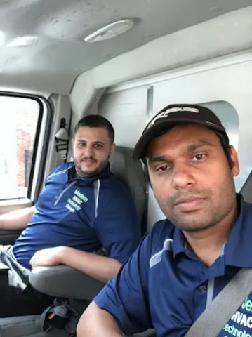 Technicians going for service call