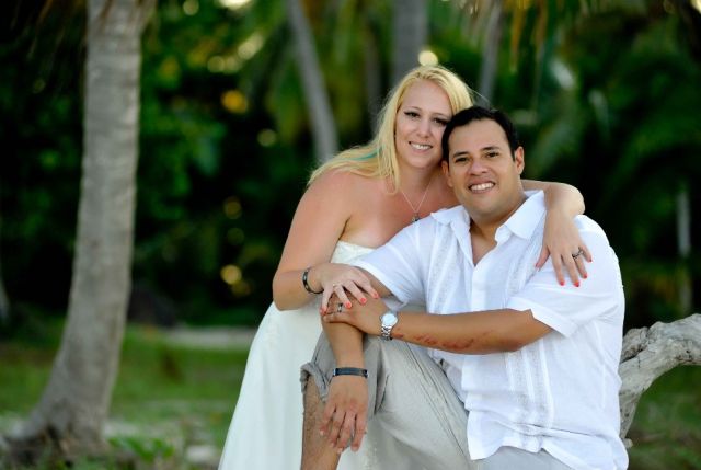 Kari Taylor & Rene Esparza joined in Holy Matrimony, Punta Cana, Dominican Republic, October 27, 2012.