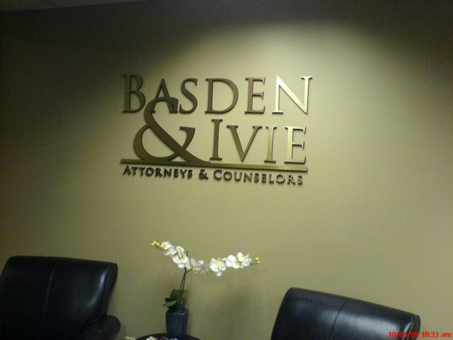 Interior Lobby Logo Sign