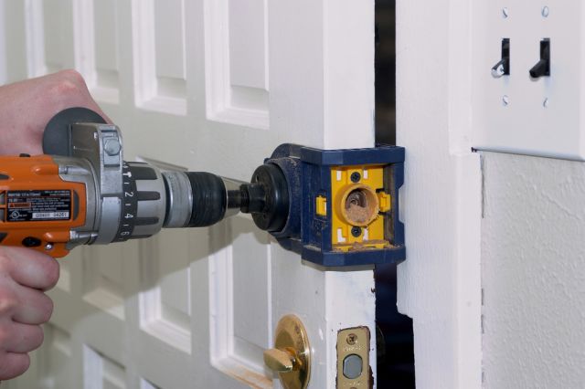 Deadbolt fresh installation