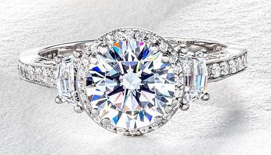 Halo Engagement Rings in Houston available at Diamond Exchange Houston